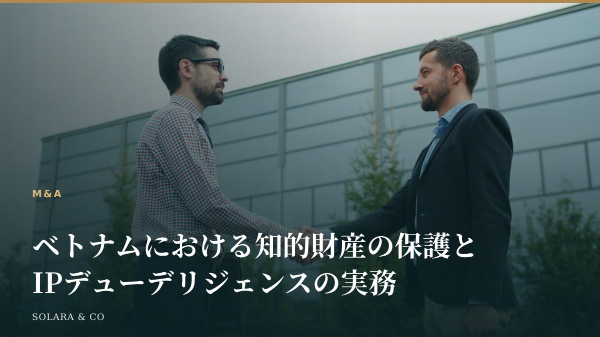 ベトナムにおける知的財産の保護とIPデューデリジェンスの実務